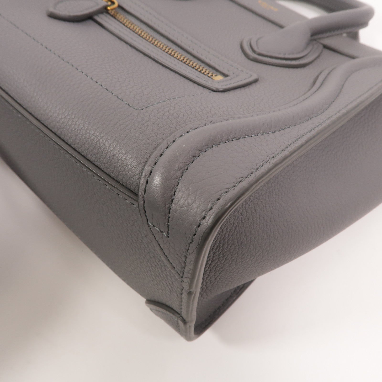 CELINE 牛皮皮革Nano Luggage手挽肩背兩用袋
