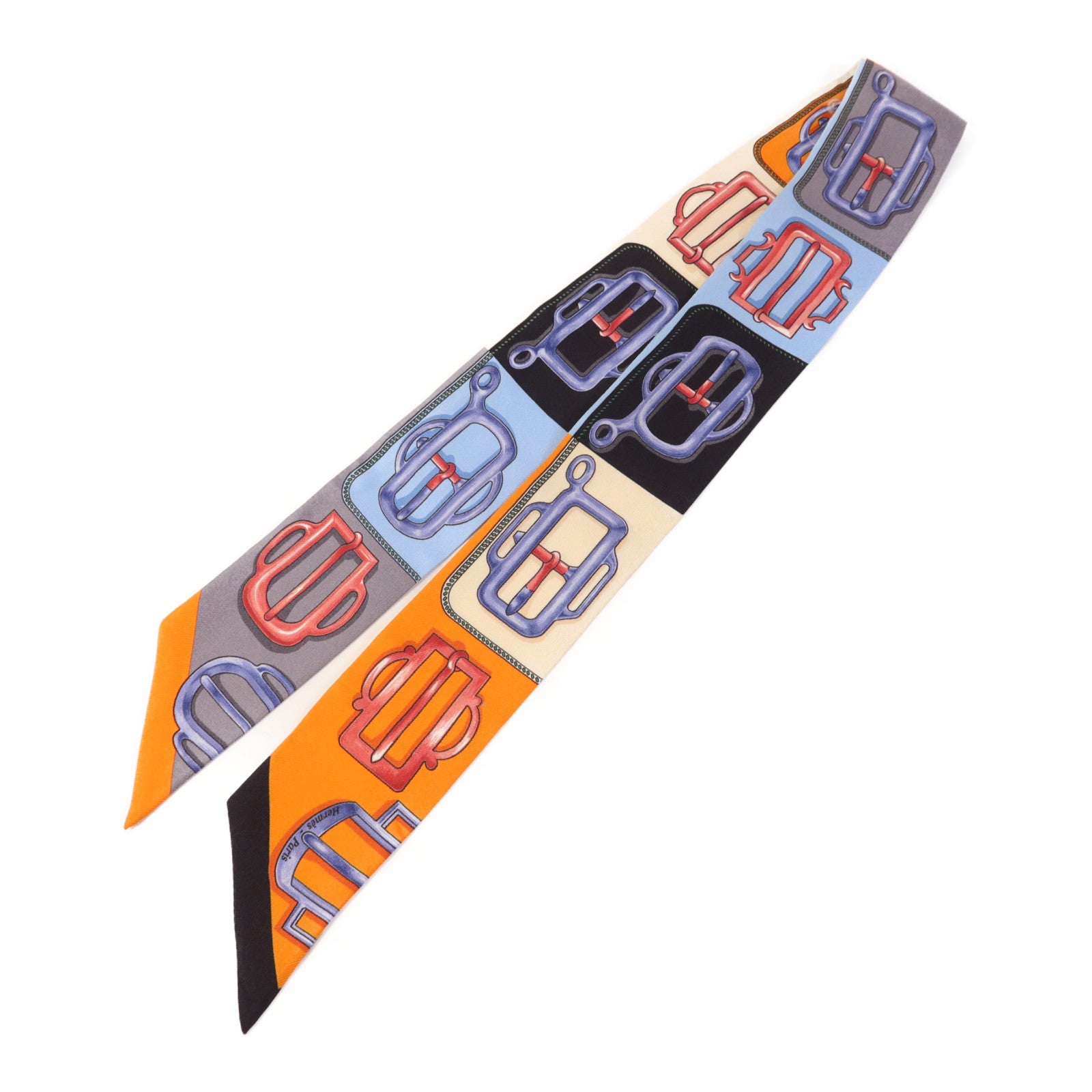 HERMES 絲質Twilly絲巾