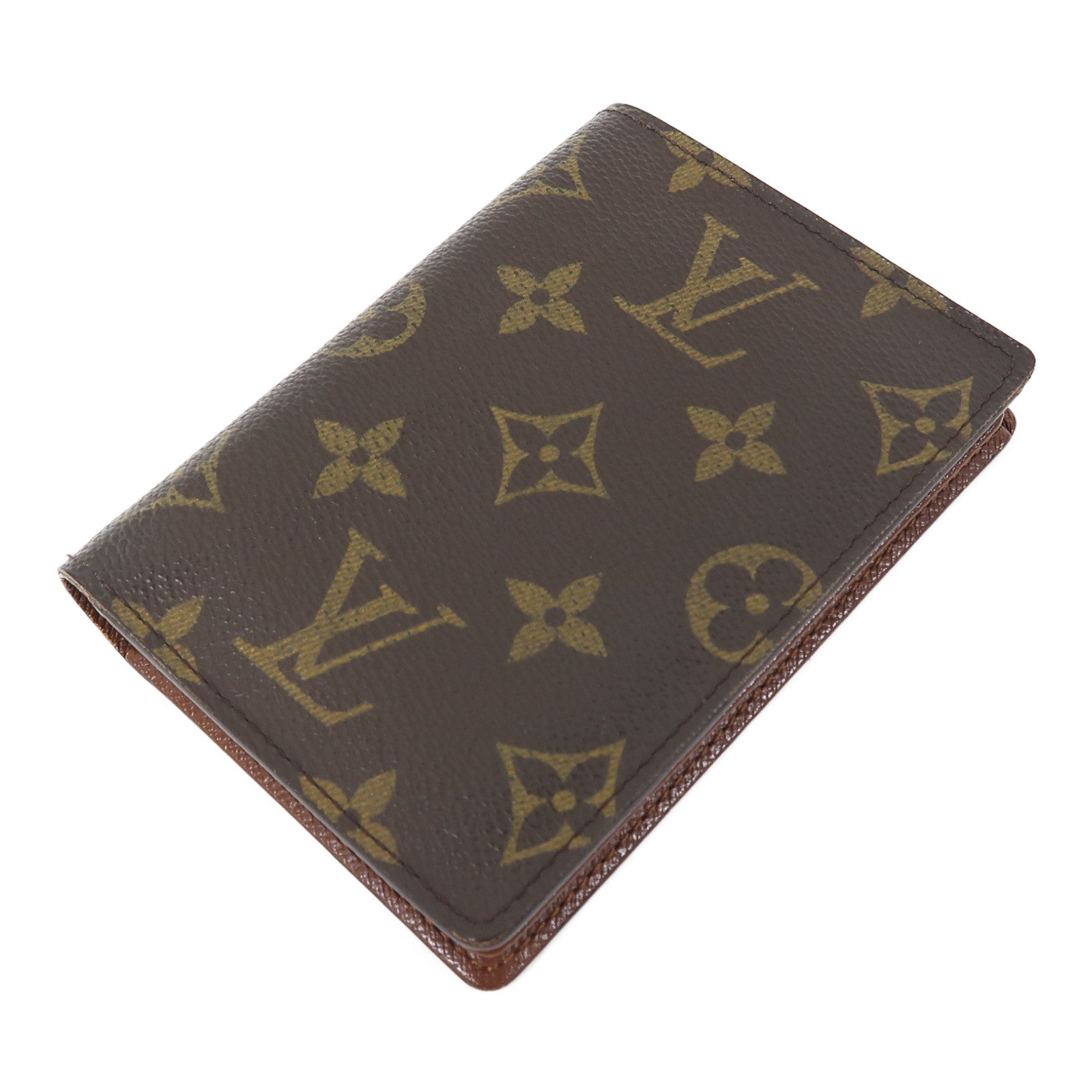 LOUIS VUITTON Monogram Trifold錢包啡色