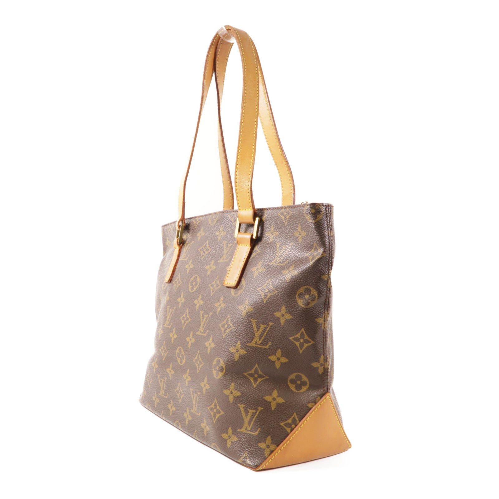 LOUIS VUITTON Monogram Cabas Piano金扣肩背袋