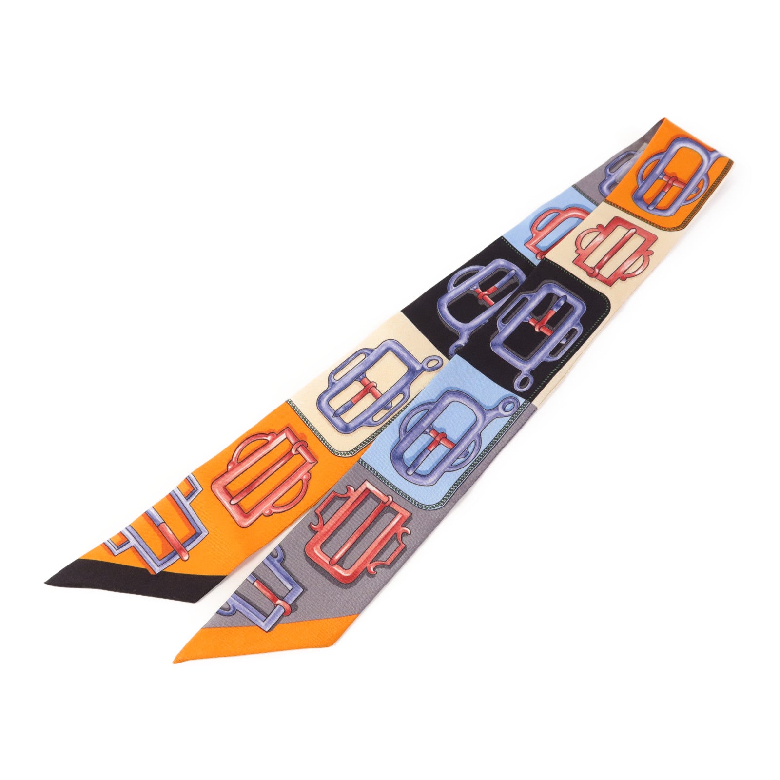 HERMES 絲質Twilly絲巾