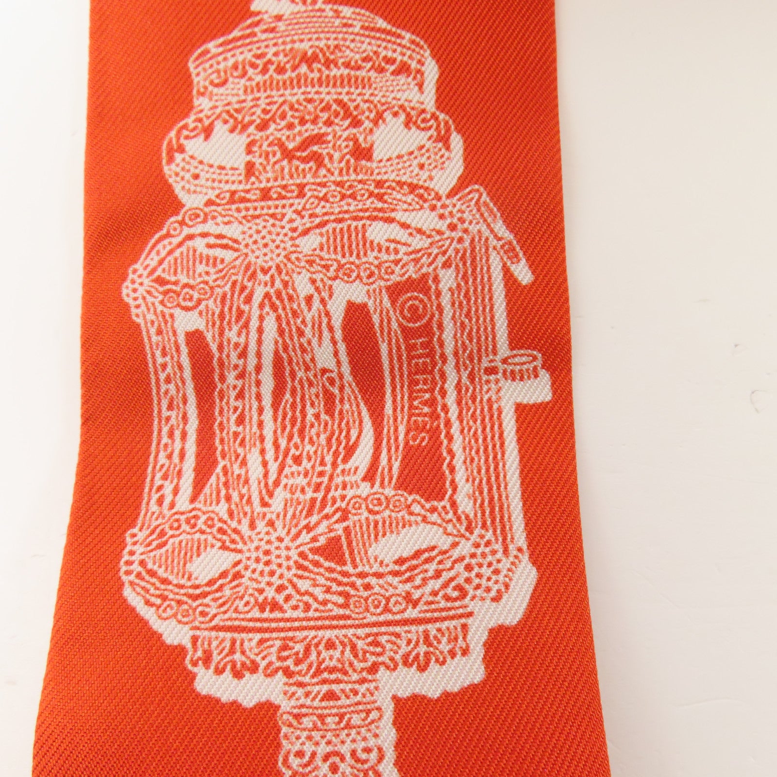 HERMES 絲質Twilly絲巾