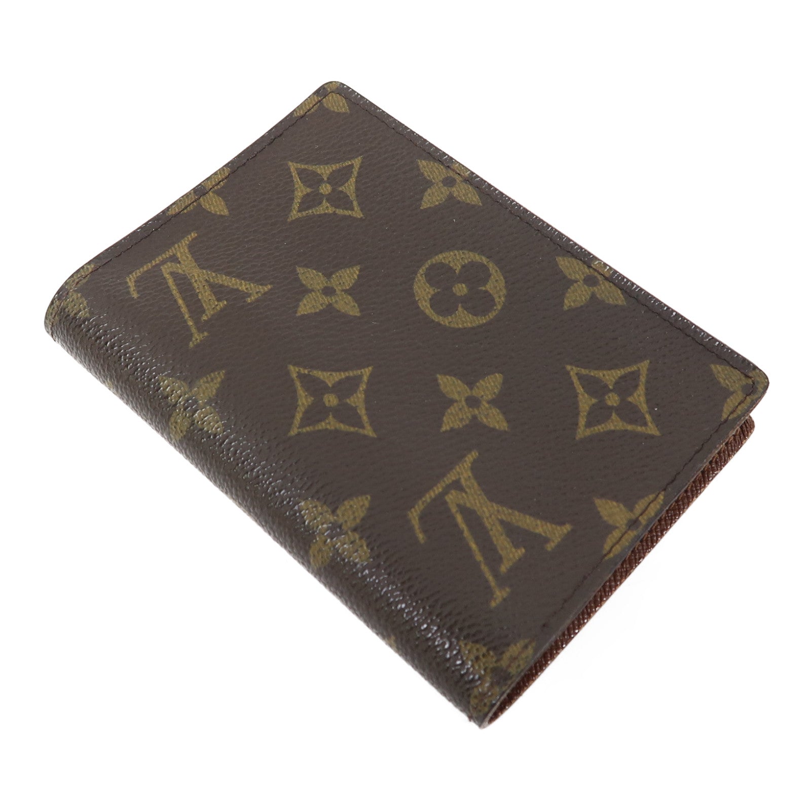LOUIS VUITTON Monogram Trifold錢包啡色