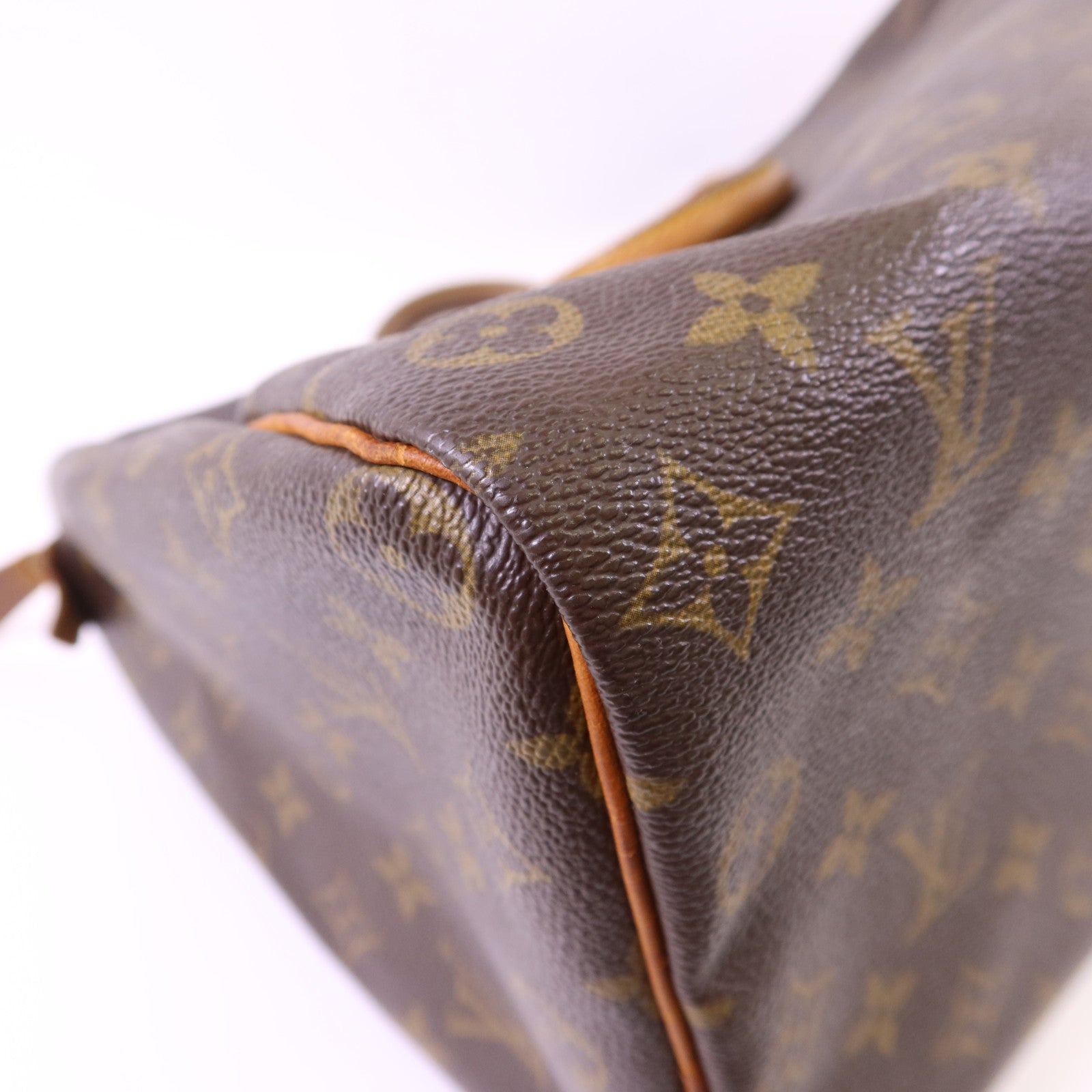 LOUIS VUITTON Monogram Speedy 35金扣手挽袋