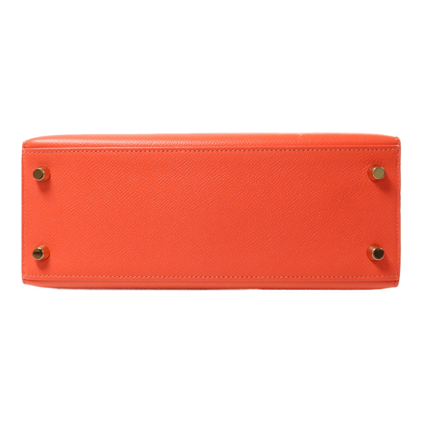 HERMES Epsom皮革Kelly 25手挽肩背兩用袋Rouge Tomate