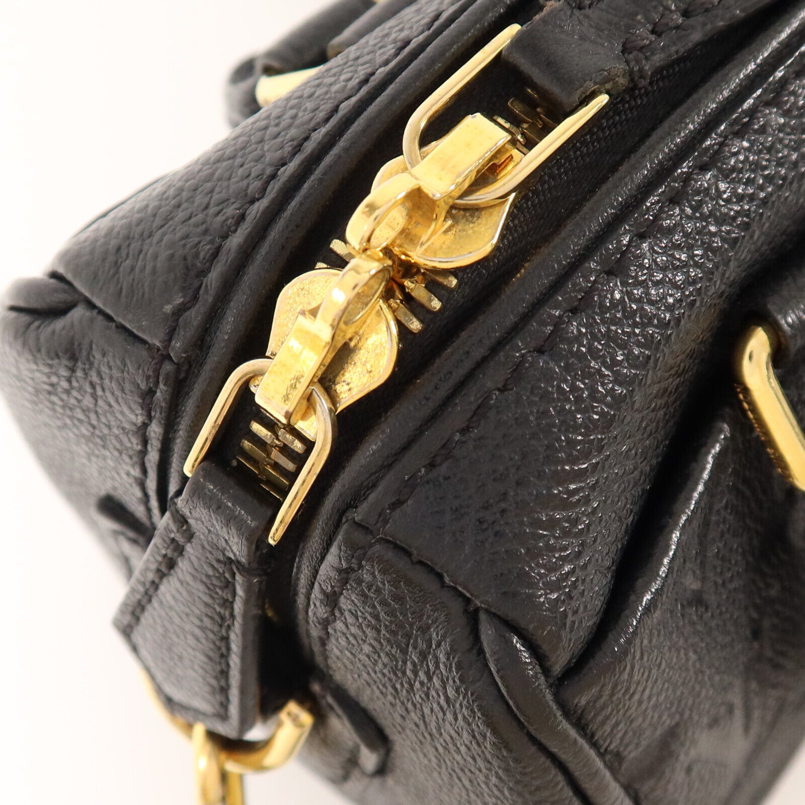 LOUIS VUITTON Monogram Empreinte Speedy Bandouliere 20金扣手挽肩背兩用袋