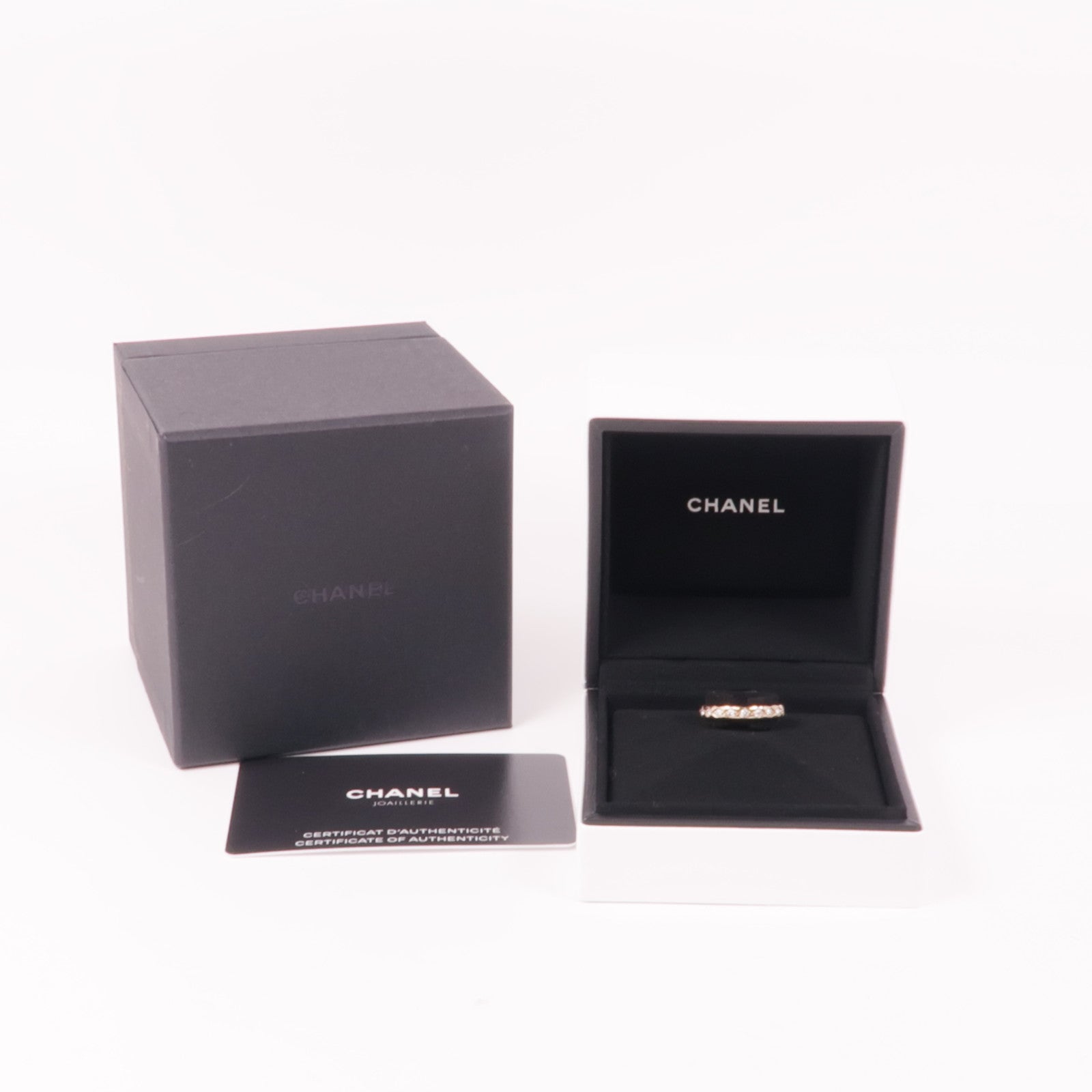 CHANEL 18K玫瑰金Coco Crush戒指CHANEL#55/US#7
