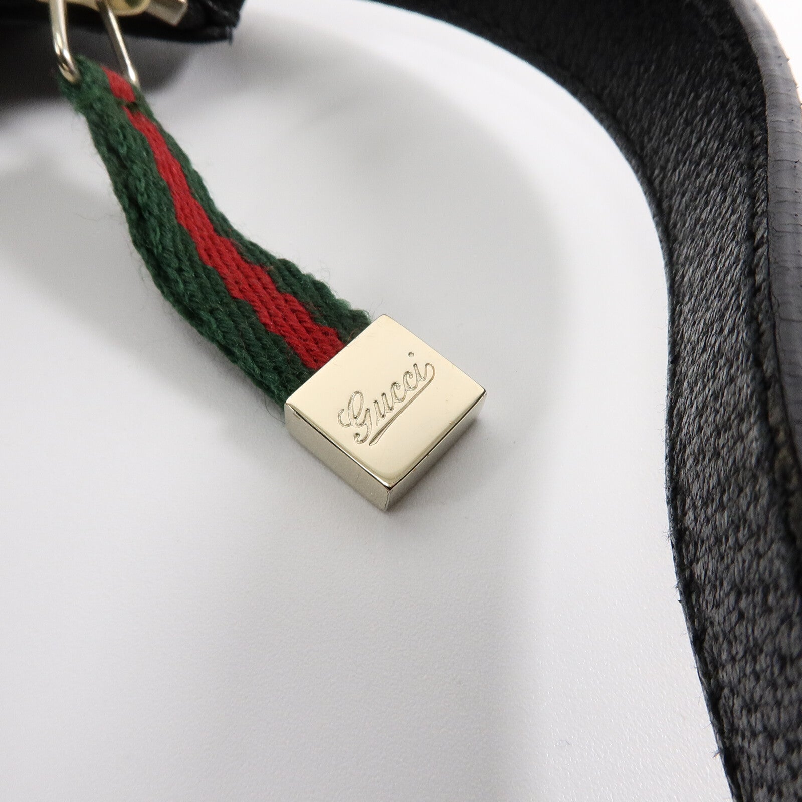 GUCCI 牛皮皮革/帆布Shoulder Bag肩背袋