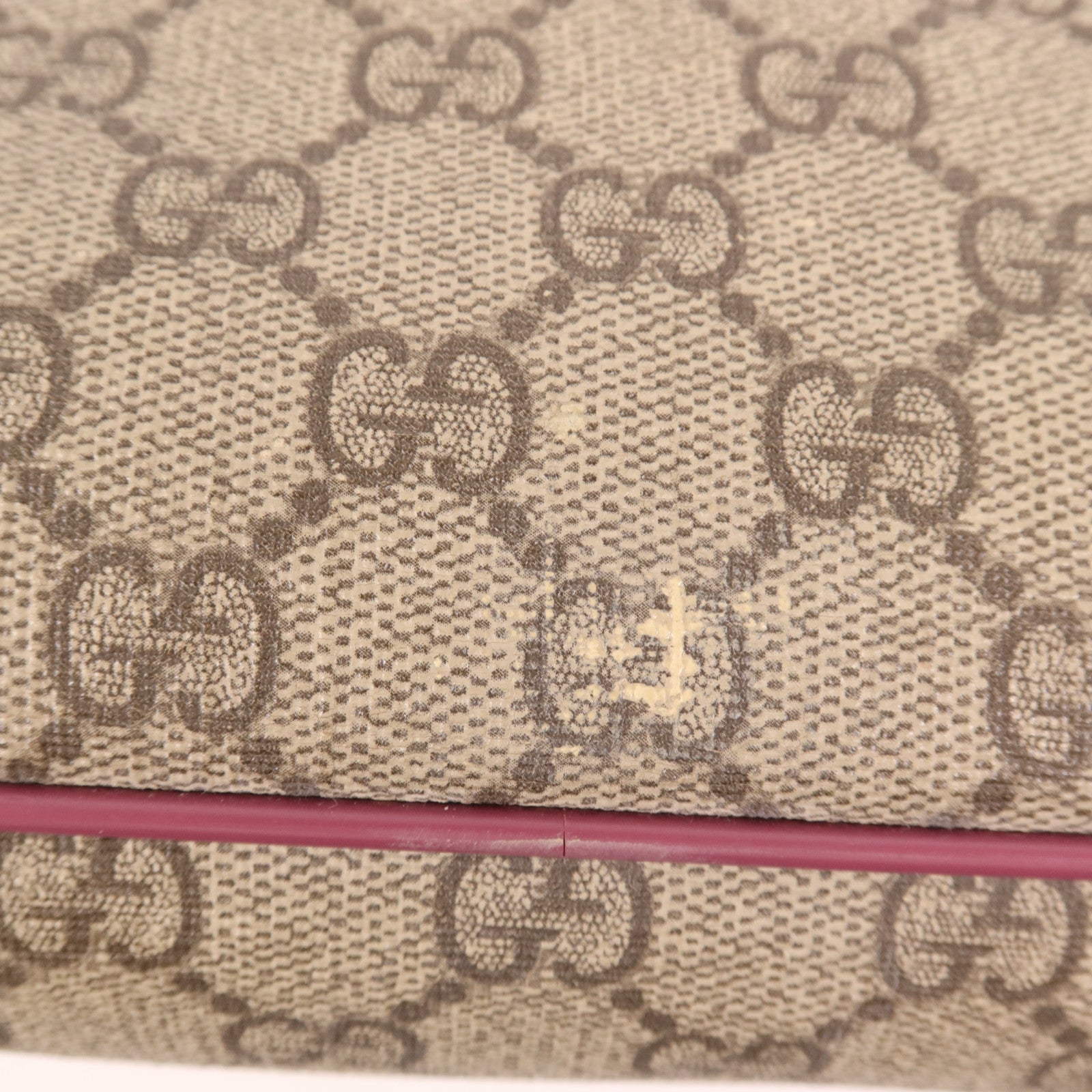 GUCCI 塗層帆布Tote Bag金扣手挽肩背兩用袋