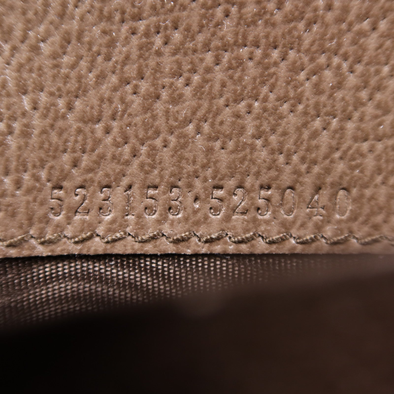 GUCCI GG GHW Ophidia GG Wallet Long Wallet Coated Canvas Brown 7037