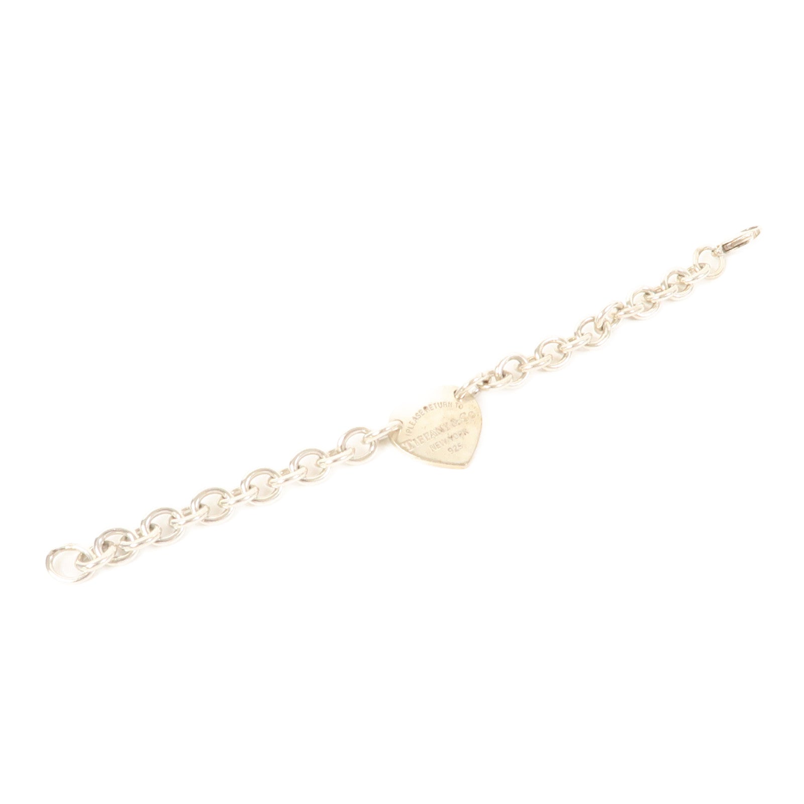 TIFFANY＆CO 925純銀Return to Tiffany Heart Tag Bracelet手鏈