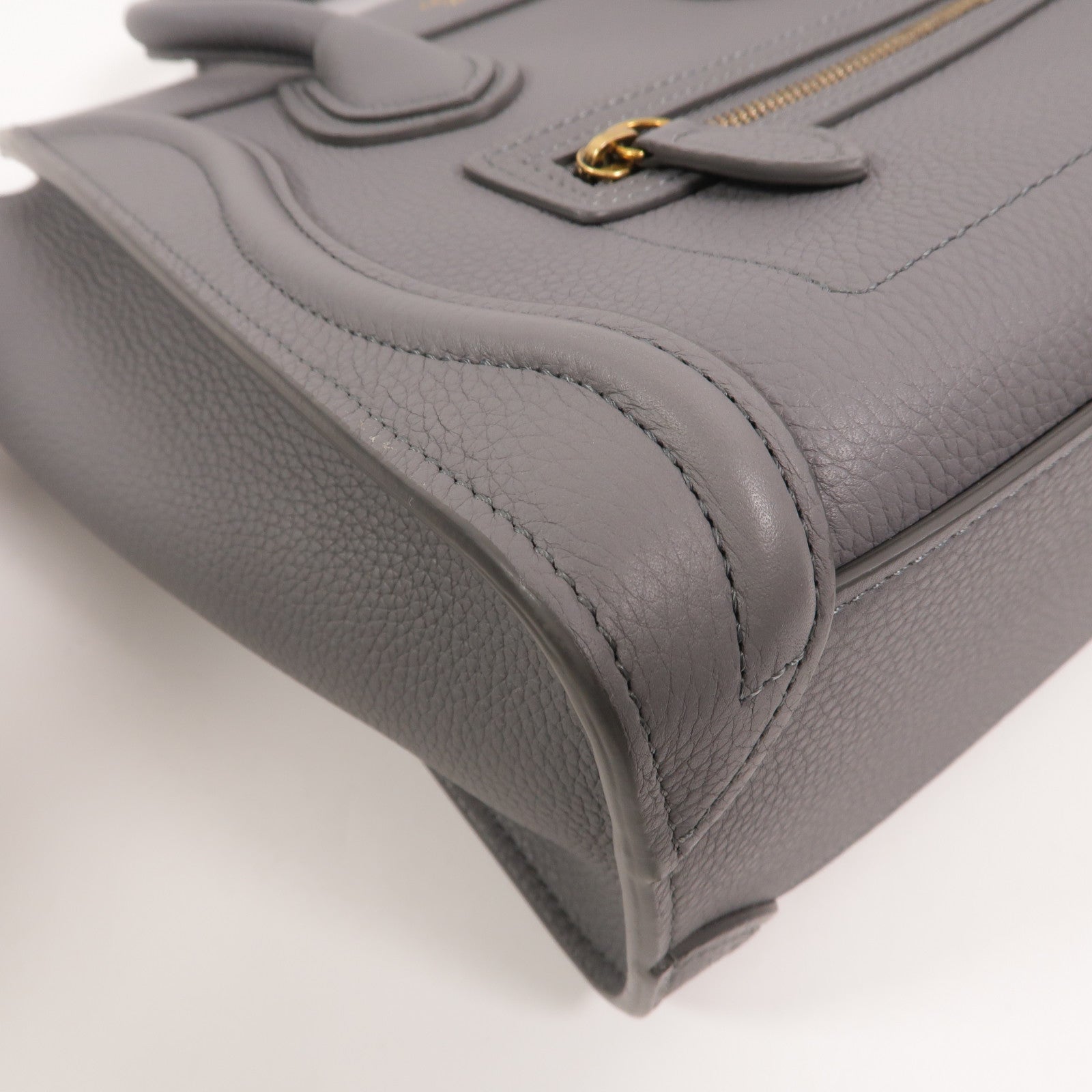 CELINE 牛皮皮革Nano Luggage手挽肩背兩用袋