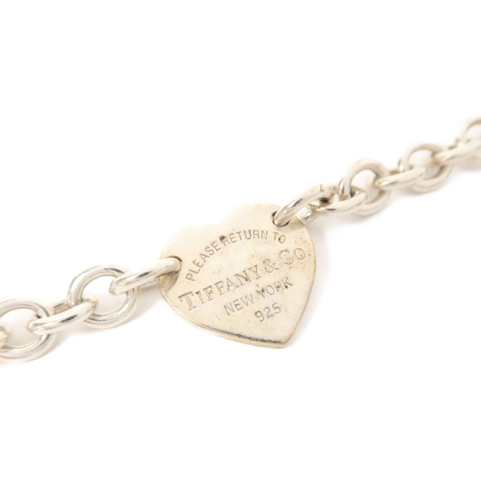 TIFFANY＆CO 925純銀Return to Tiffany Heart Tag Bracelet手鏈