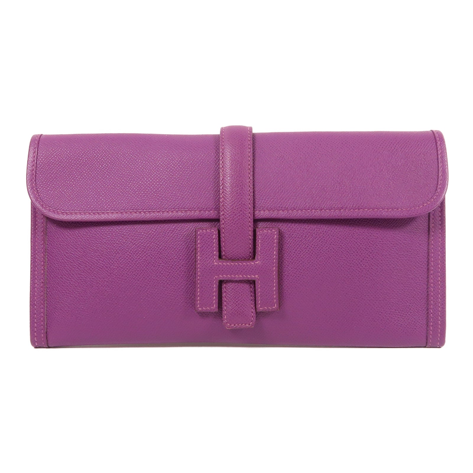 HERMES Epsom皮革Jige Elan 29 Clutch手拿包P9 Anemone