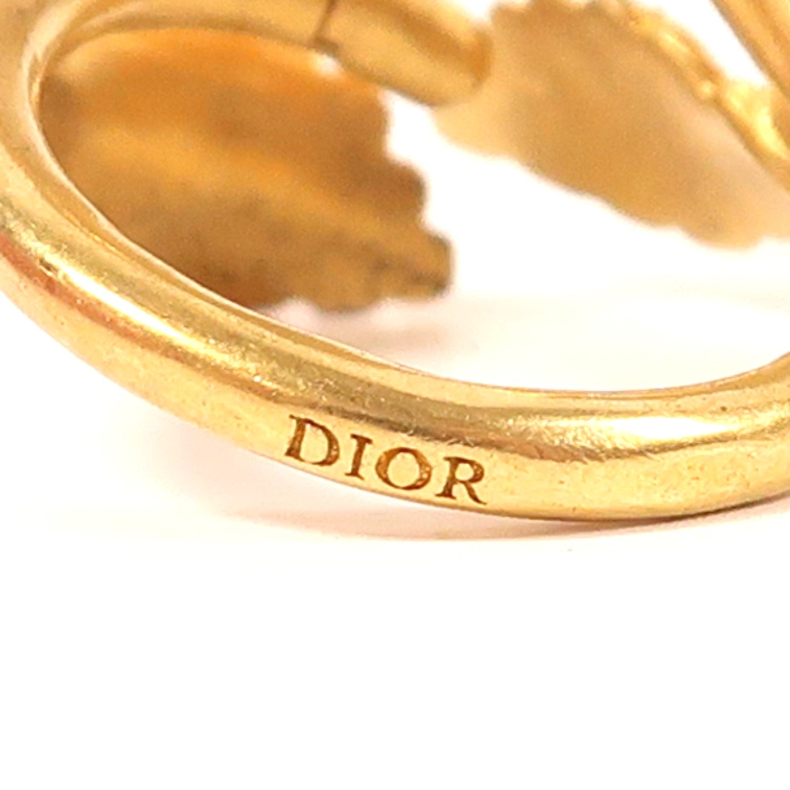 Dior 鍍金Ring戒指US#5.5