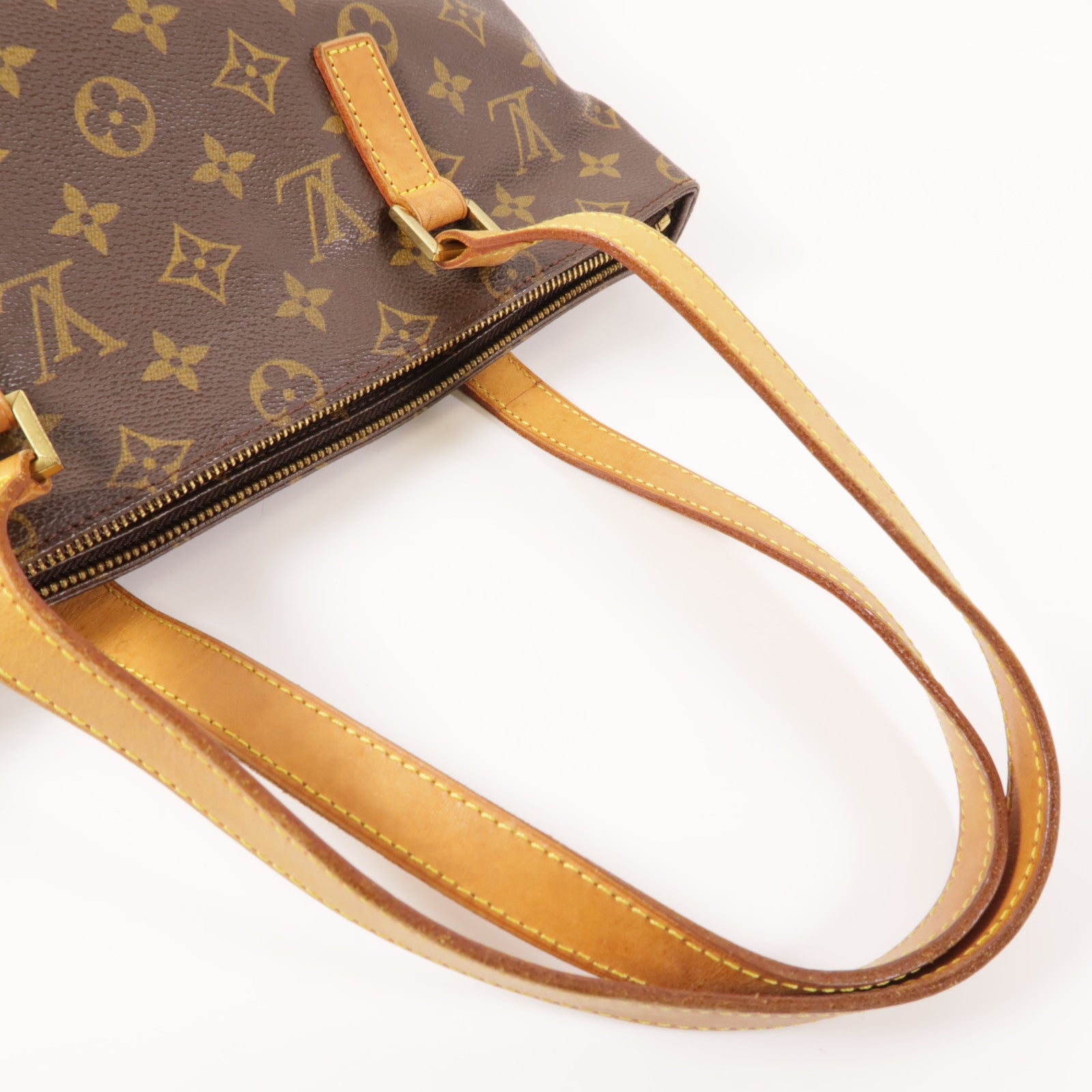 LOUIS VUITTON Monogram Cabas Piano金扣肩背袋