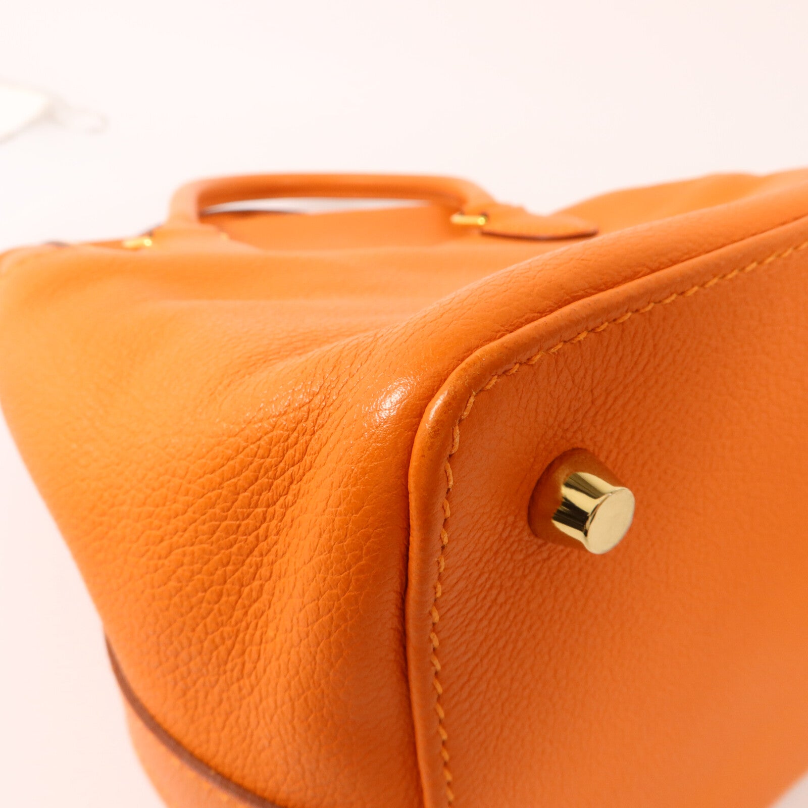 HERMES Evercolor皮革Tool Box 20手挽肩背兩用袋Orange