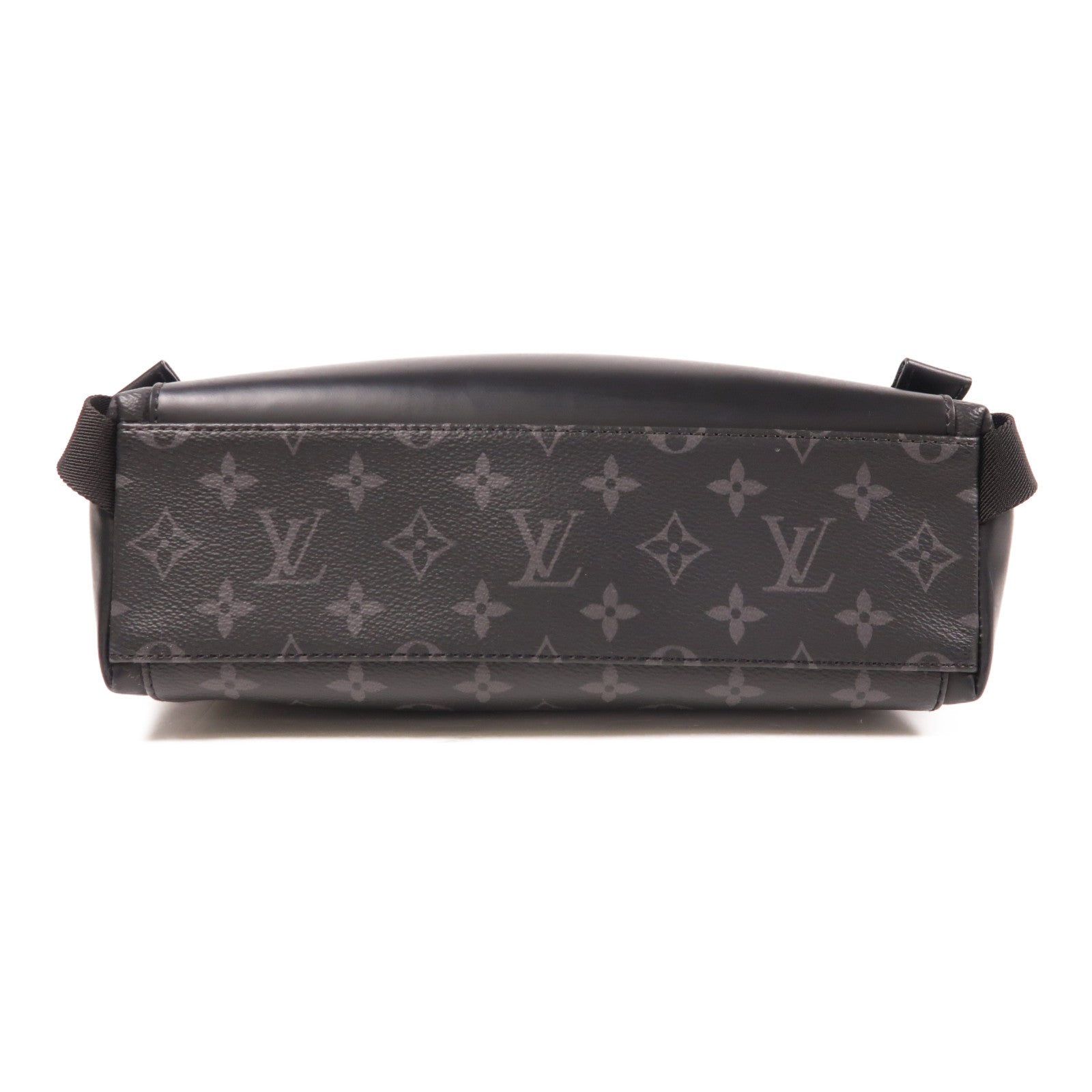 LOUIS VUITTON Monogram Eclipse Messenger PM Voyager銀扣肩背袋