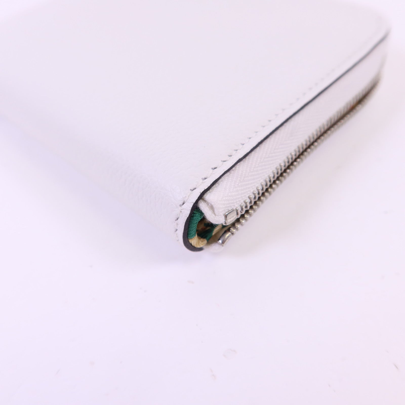 HERMES Evercolor皮革Silk In Wallet銀扣錢包