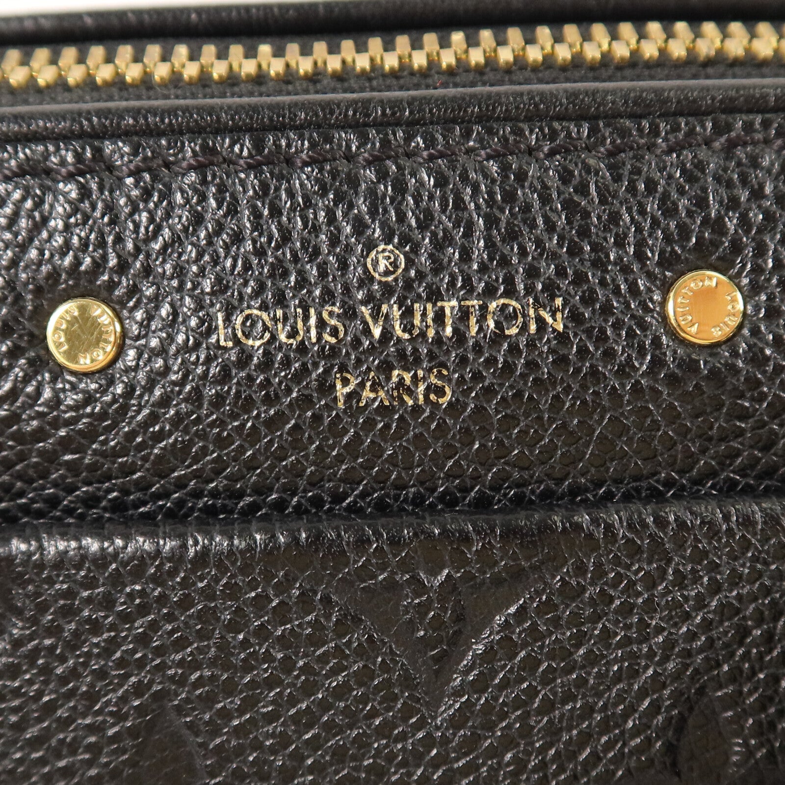 LOUIS VUITTON Monogram Empreinte Speedy Bandouliere 20金扣手挽肩背兩用袋