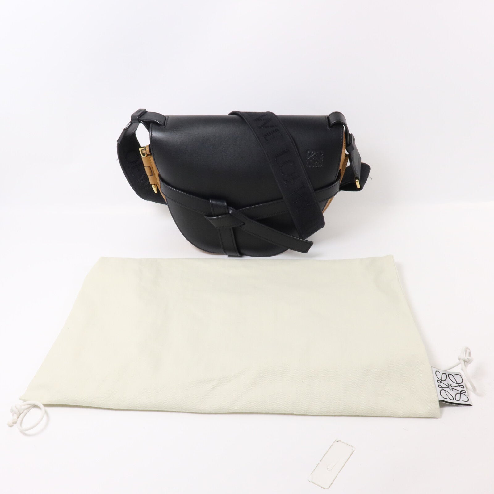 LOEWE 牛皮皮革Gate Small肩背袋