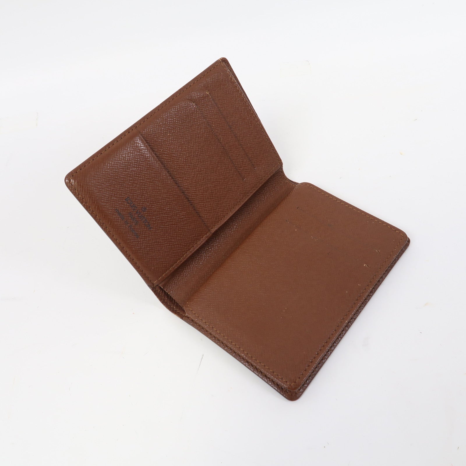 LOUIS VUITTON Monogram Trifold錢包啡色