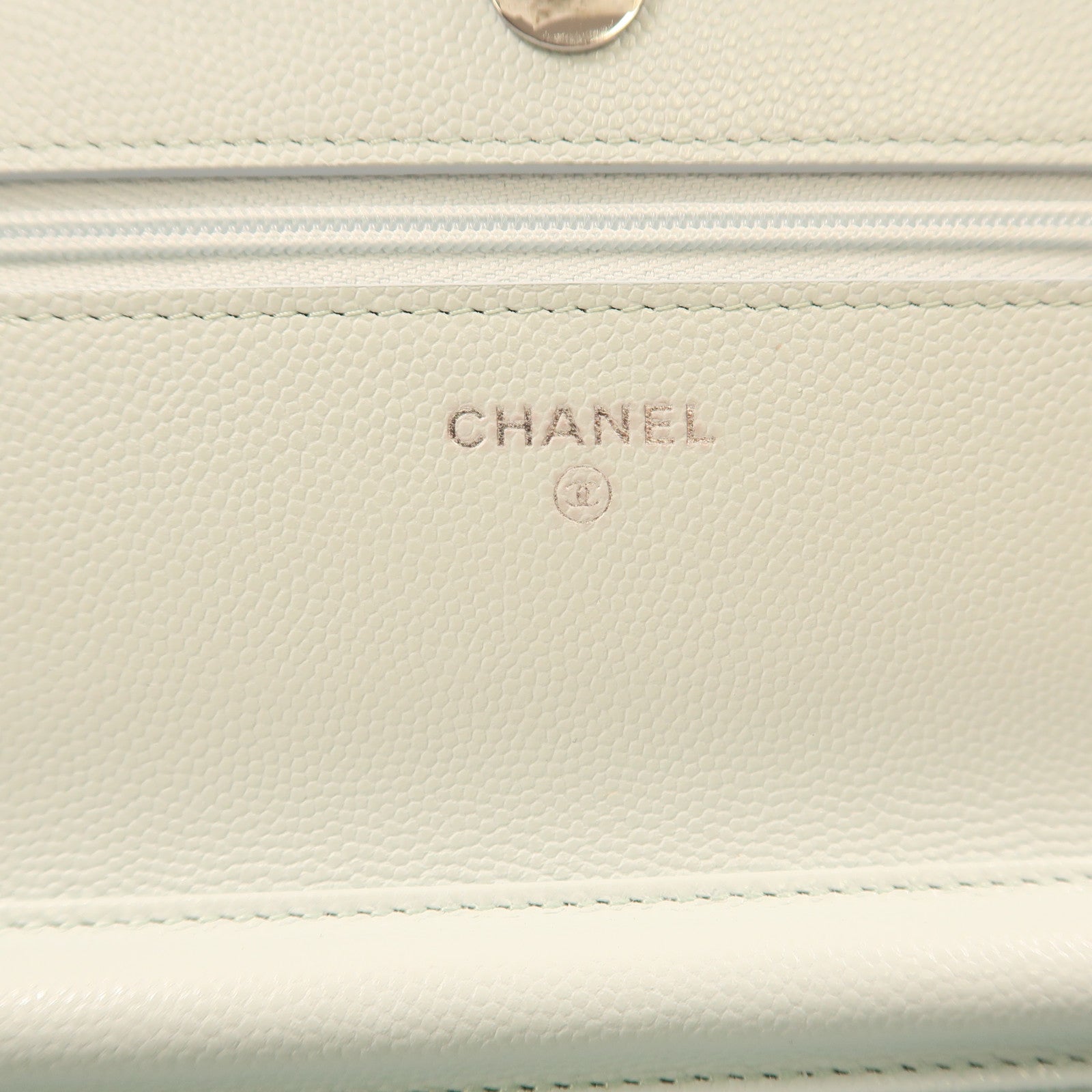CHANEL 牛皮皮革Wallet On Chain銀扣鏈帶肩背袋