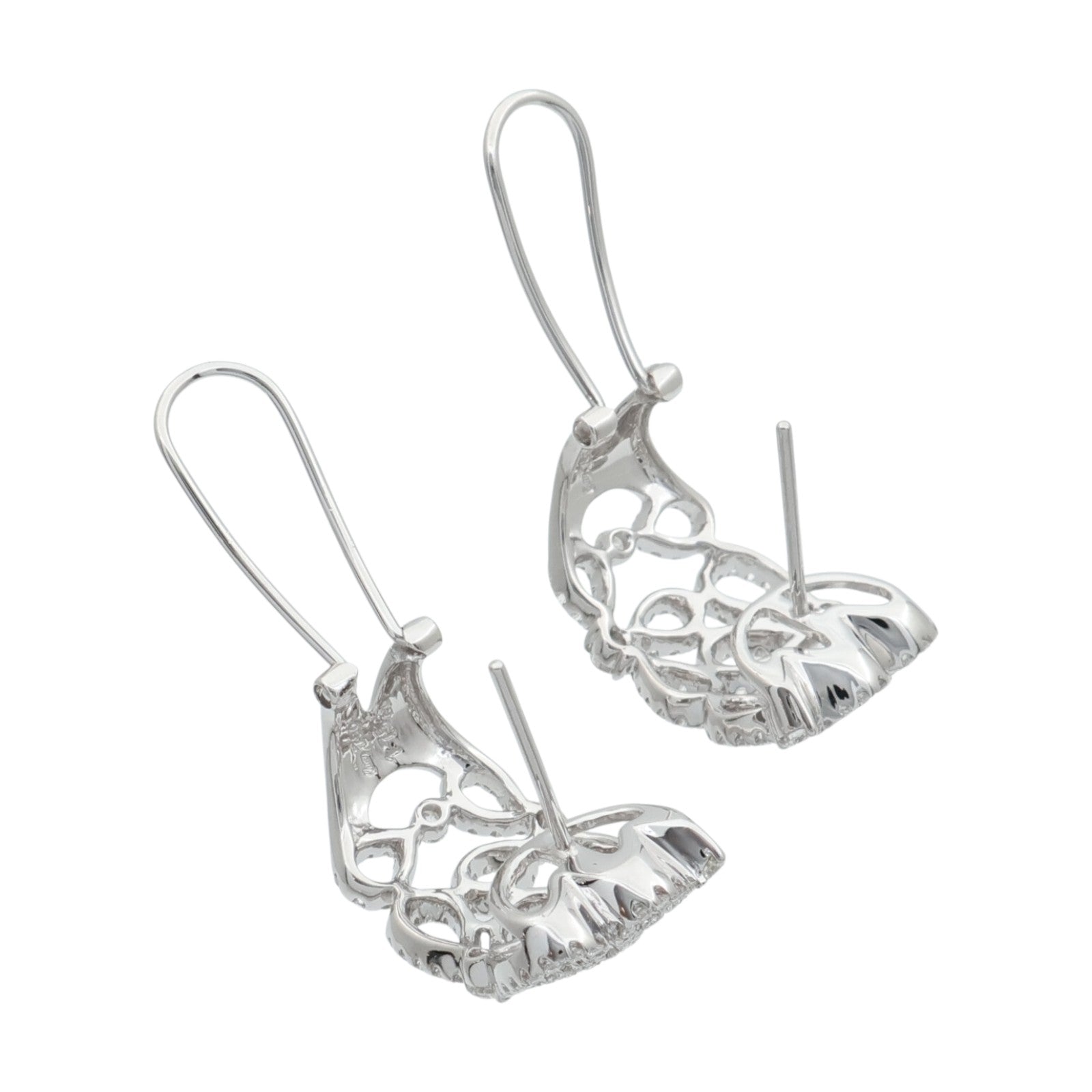 JEWELRY 18K白金Diamond Pierce鑽石耳環