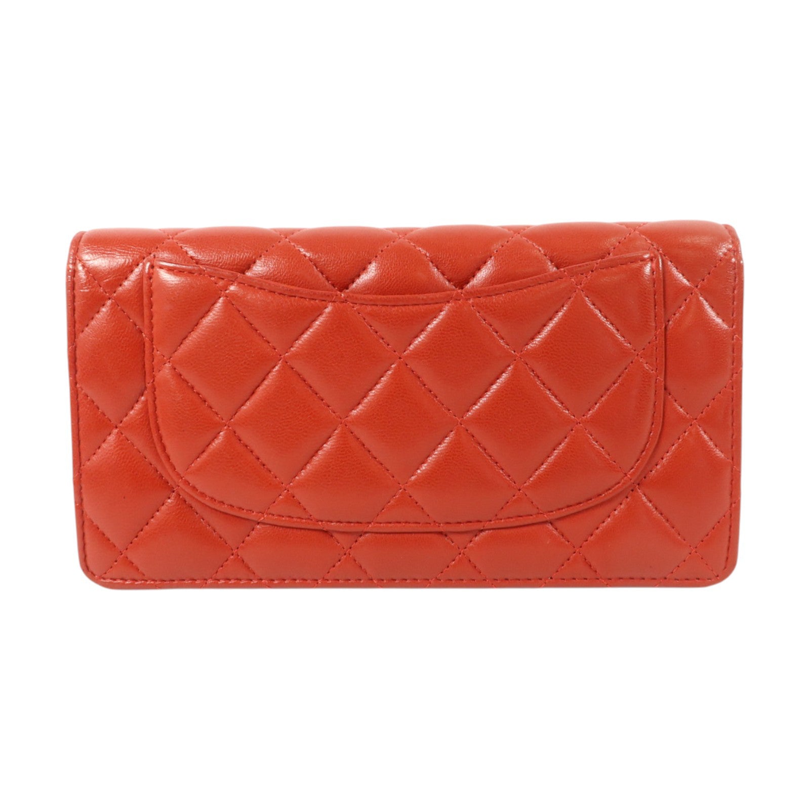 CHANEL 羊皮皮革Bifold Long Wallet長錢包