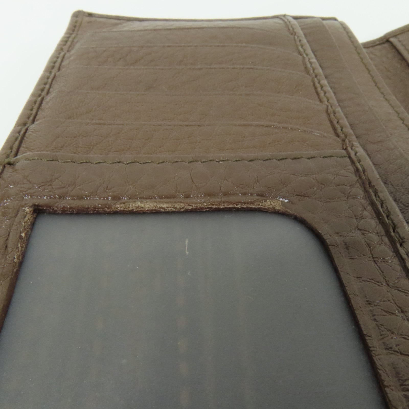 Salvatore Ferragamo 牛皮皮革Long Bifold Wallet銀扣長錢包