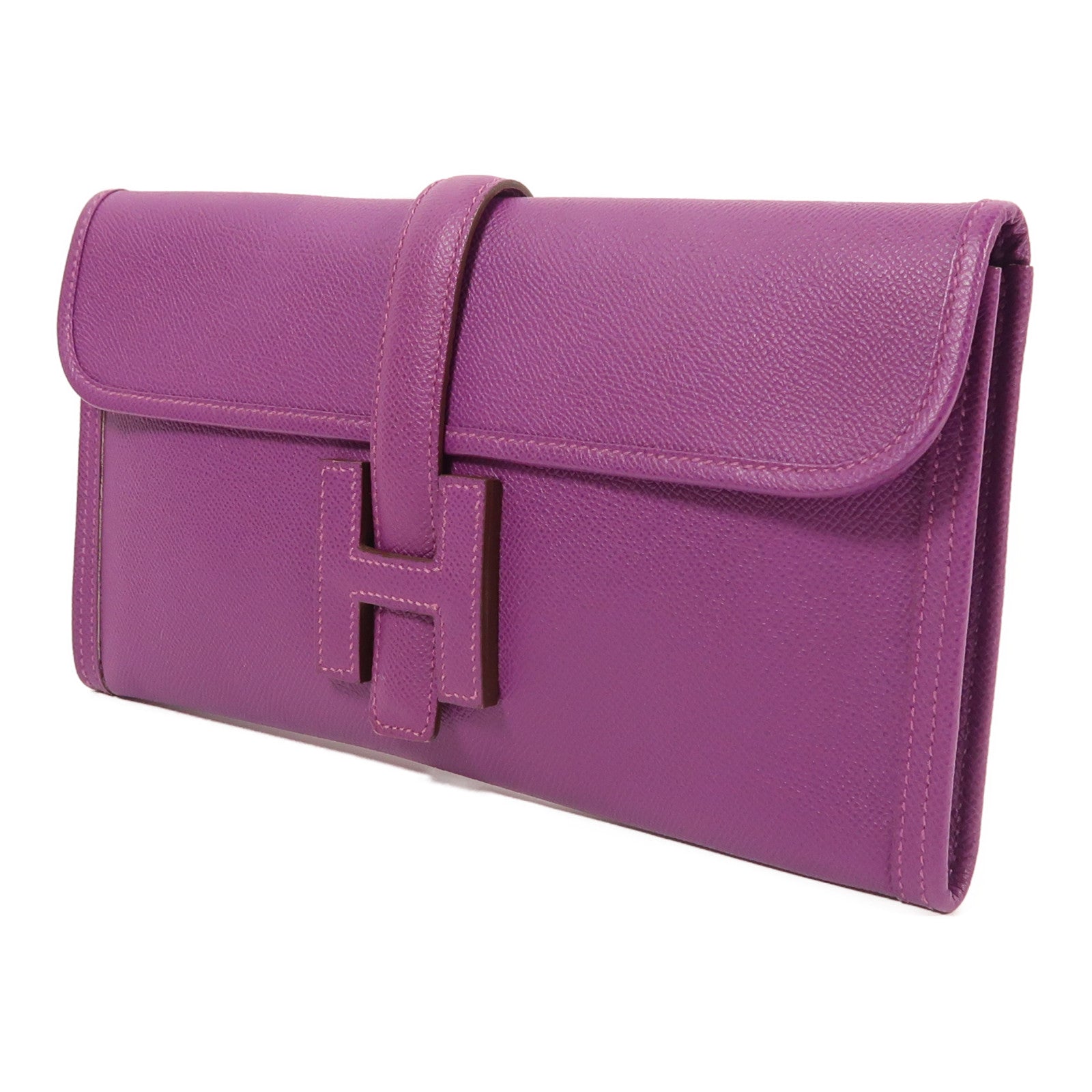HERMES Epsom皮革Jige Elan 29 Clutch手拿包P9 Anemone