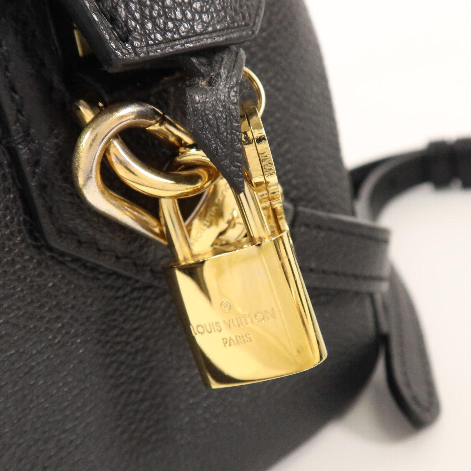 LOUIS VUITTON Monogram Empreinte Speedy Bandouliere 20金扣手挽肩背兩用袋