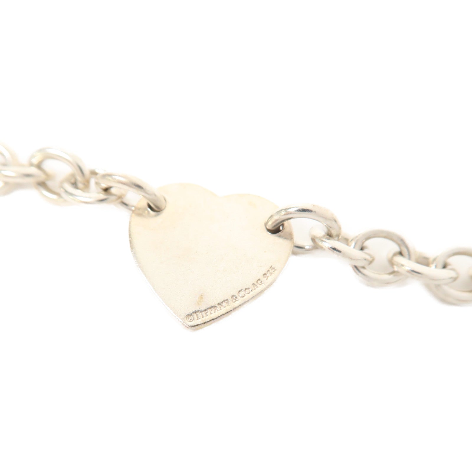TIFFANY＆CO 925純銀Return to Tiffany Heart Tag Bracelet手鏈