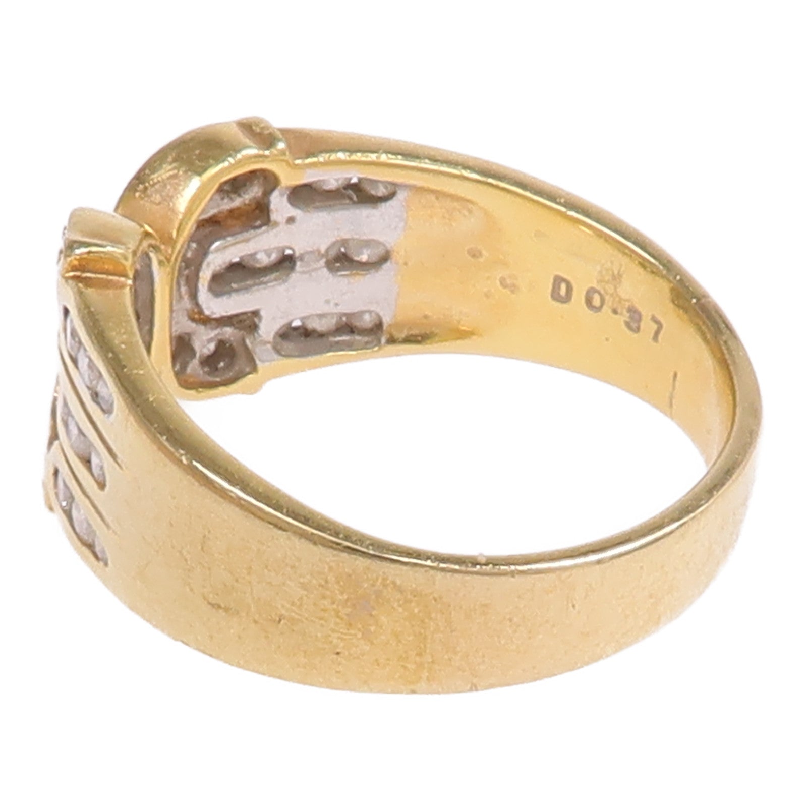 JEWELRY 【激減優惠】18K黃金/白金Diamond Ring鑽石戒指US#5