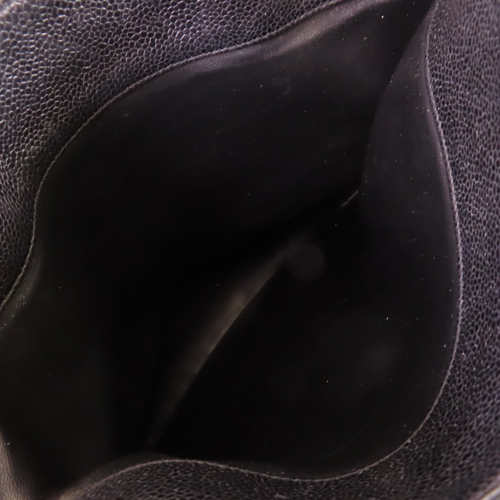 CHANEL 【激減優惠】Caviar皮革Vintage Shoulder Bag金扣肩背袋黑色