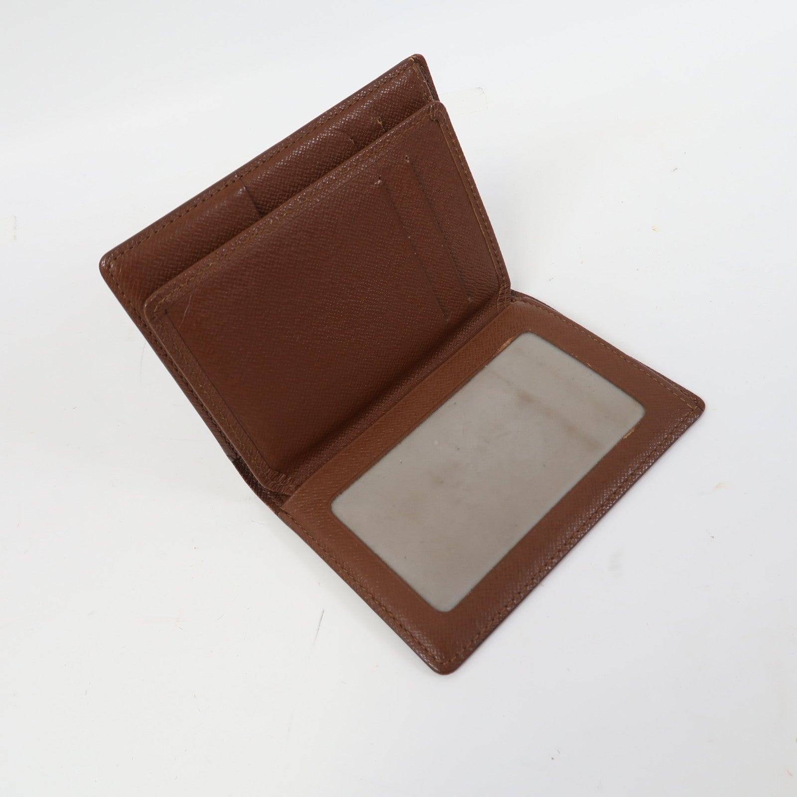 LOUIS VUITTON Monogram Trifold錢包啡色