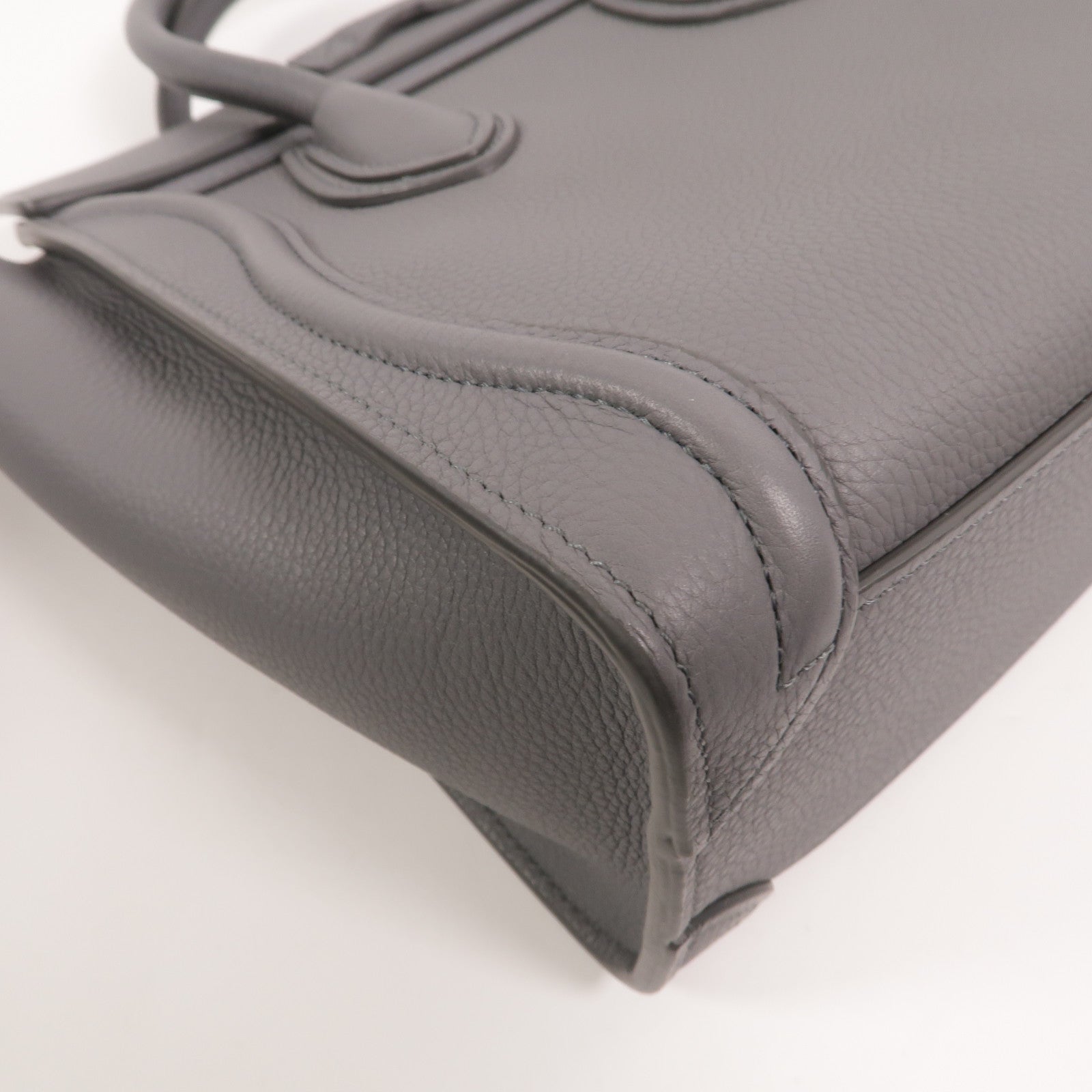 CELINE 牛皮皮革Nano Luggage手挽肩背兩用袋