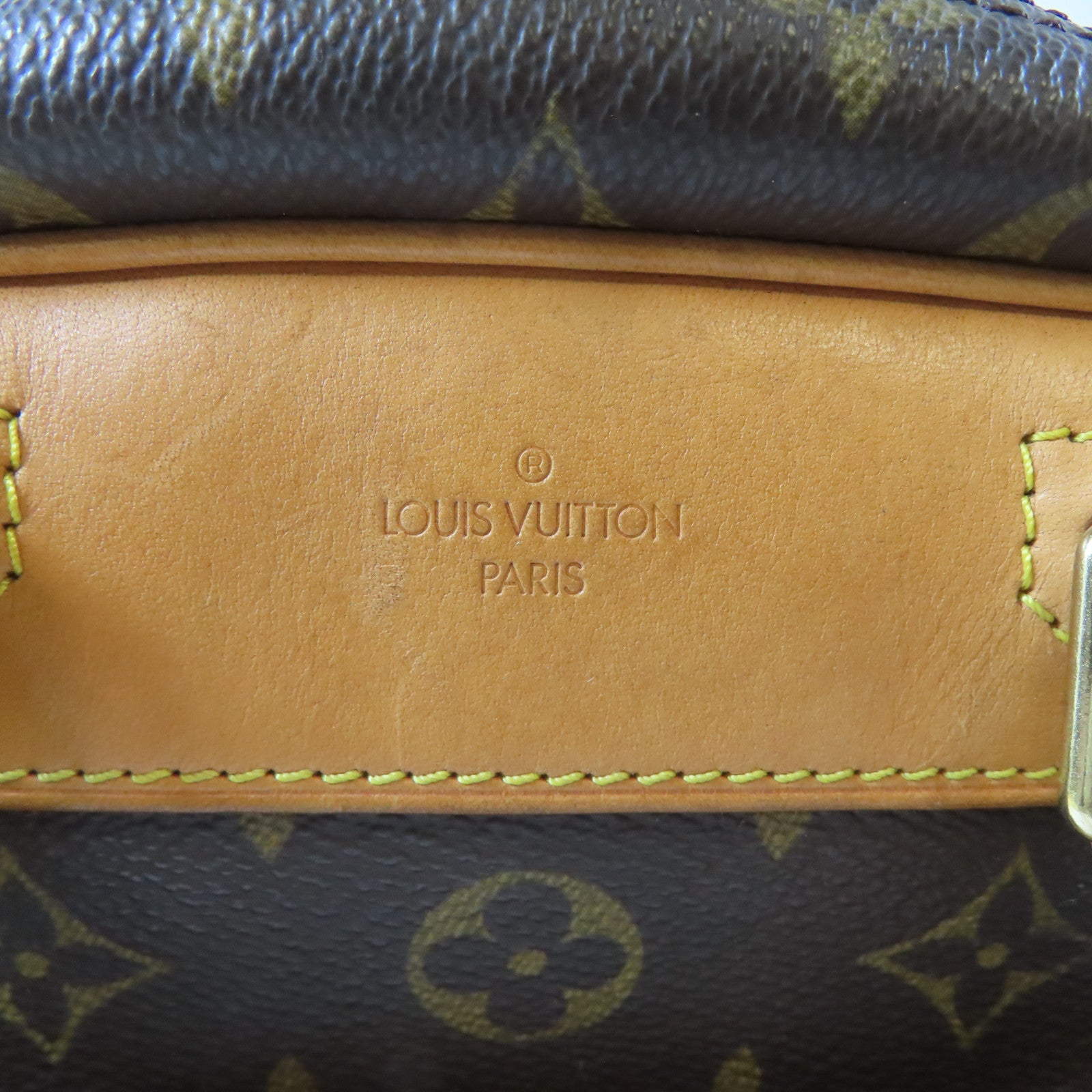 LOUIS VUITTON 【激減優惠】Monogram Trouville Boston Bag金扣手挽袋啡色