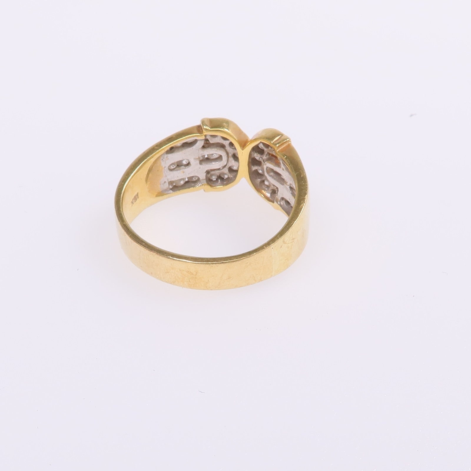 JEWELRY 【激減優惠】18K黃金/白金Diamond Ring鑽石戒指US#5