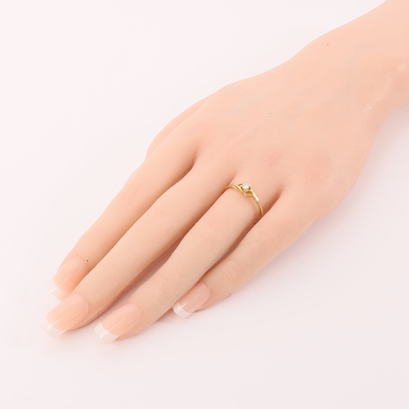 JEWELRY 18K黃金Diamond Ring鑽石戒指US#7.75