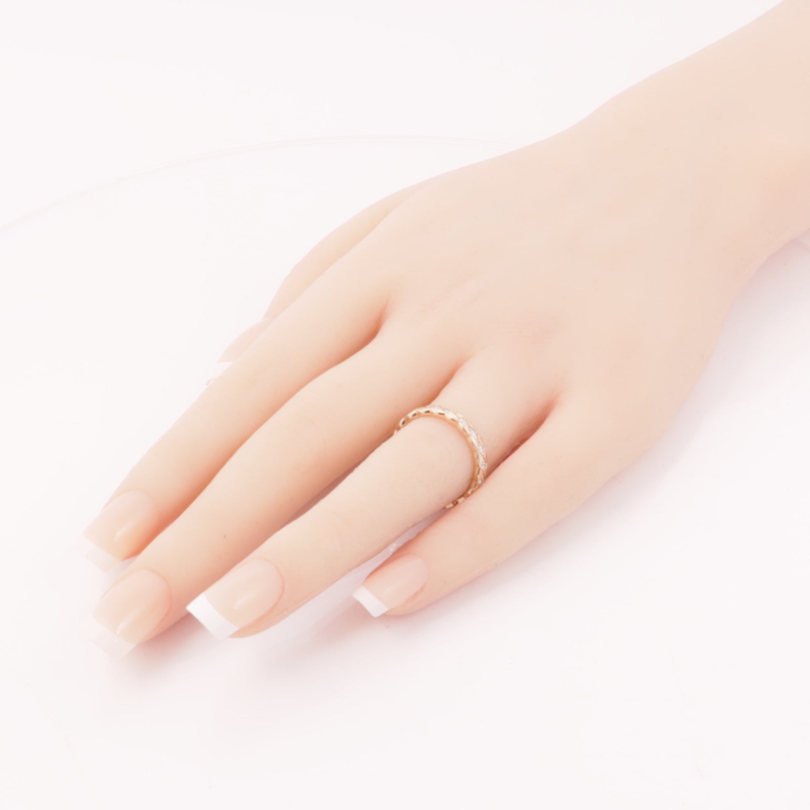 CHANEL 18K玫瑰金Coco Crush戒指CHANEL#55/US#7