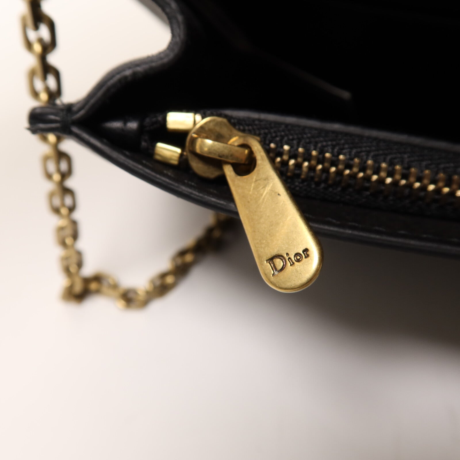 Dior 牛皮皮革Stars Wallet On Chain金扣鏈帶肩背袋