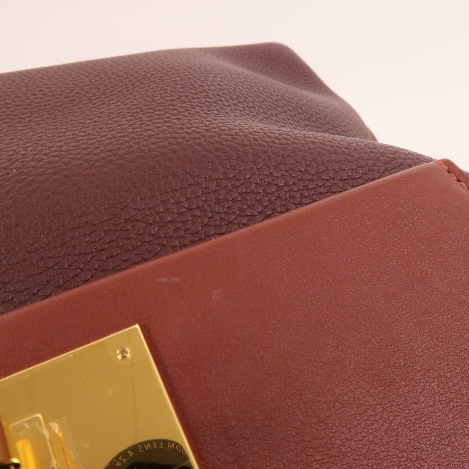 HERMES Clemence皮革24/24 29cm手挽肩背兩用袋Red/Rouge H
