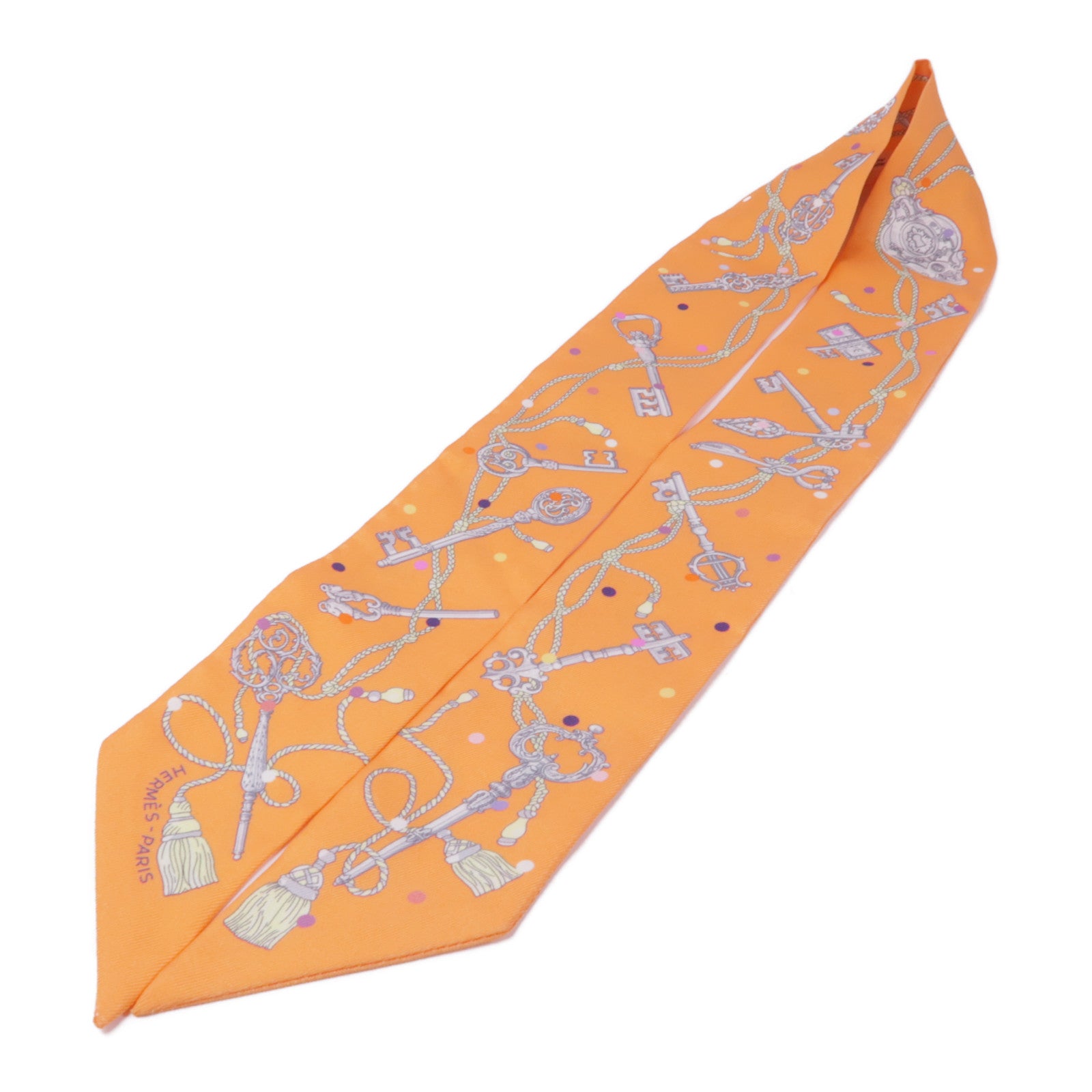 HERMES 絲質Twilly絲巾