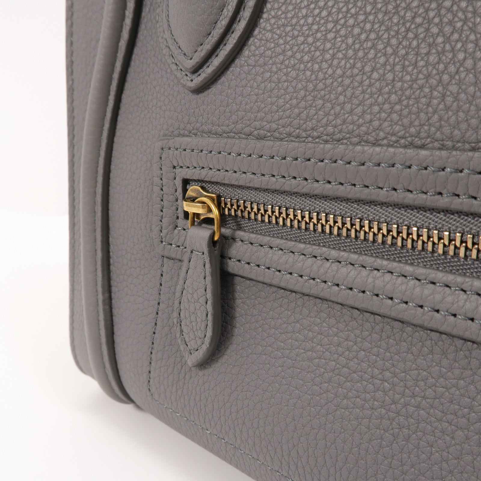 CELINE 牛皮皮革Nano Luggage手挽肩背兩用袋