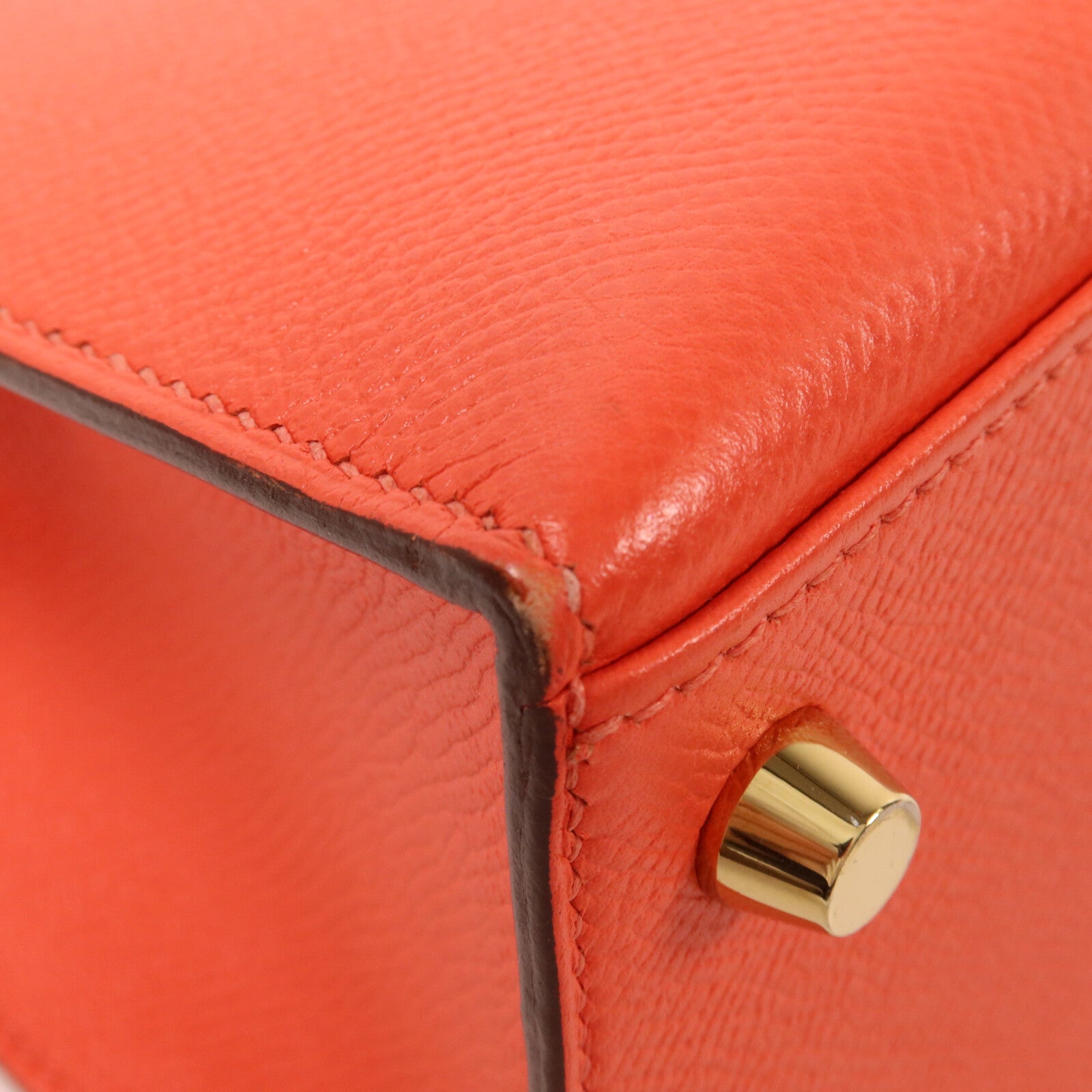HERMES Epsom皮革Kelly 25手挽肩背兩用袋Rouge Tomate