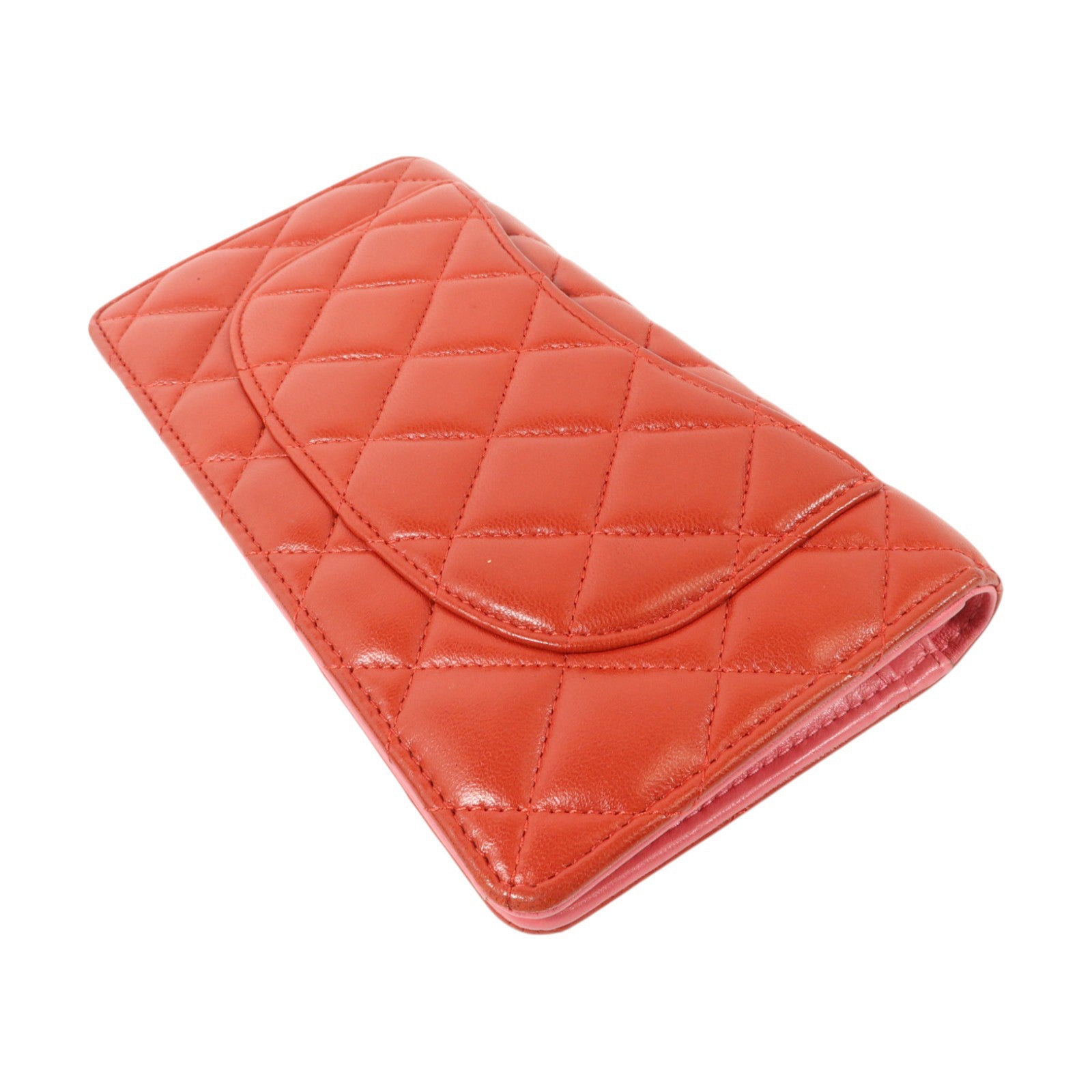 CHANEL 羊皮皮革Bifold Long Wallet長錢包