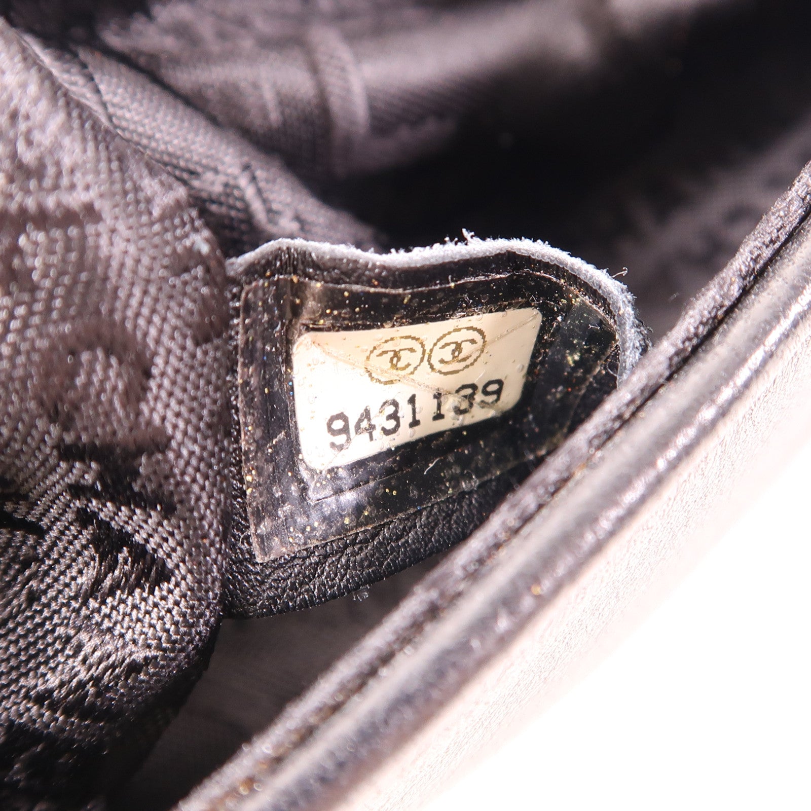 CHANEL 羊皮皮革Chain Stitch Clutch鏈帶肩背袋