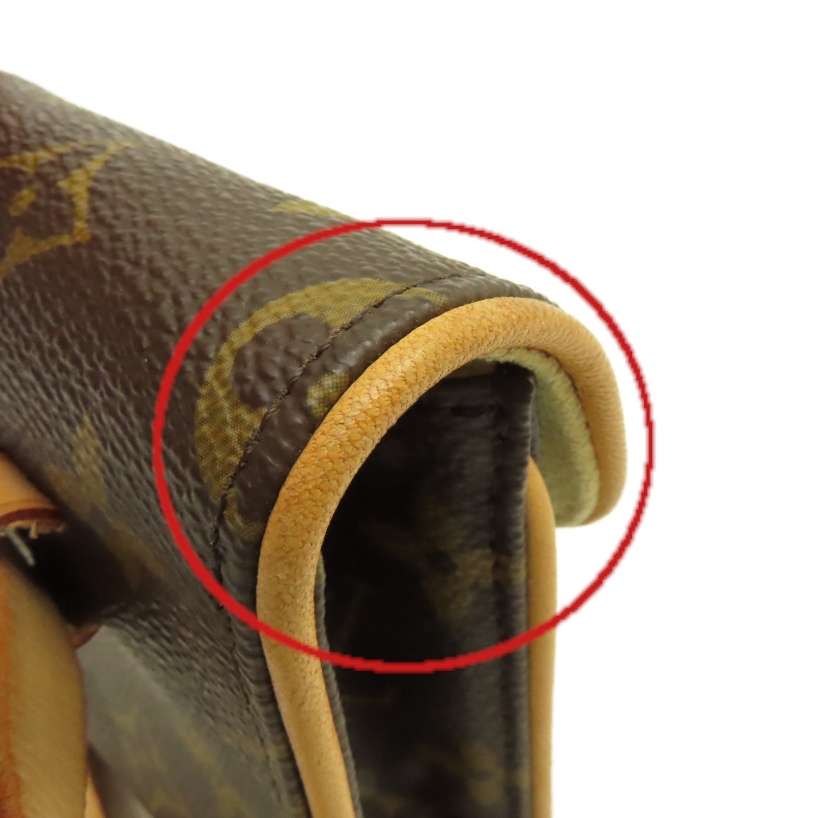 LOUIS VUITTON Monogram Pochette Florentine Waist Bag金扣腰包啡色
