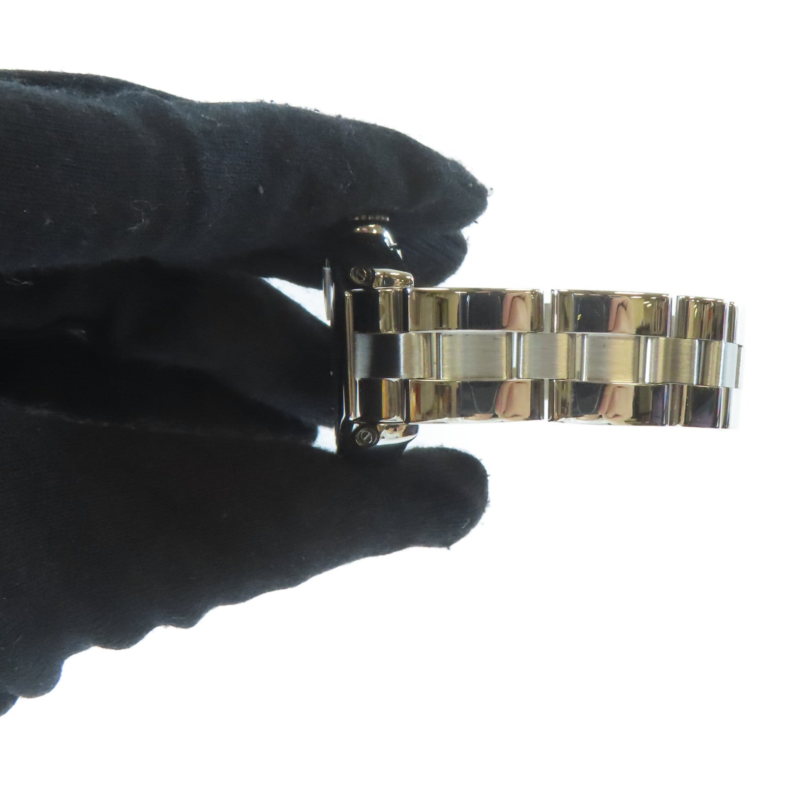 CARTIER Roadster不鏽鋼手錶石英機芯粉紅色